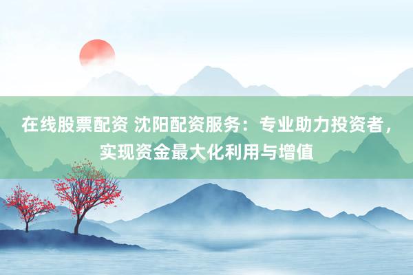 在线股票配资 沈阳配资服务：专业助力投资者，实现资金最大化利用与增值