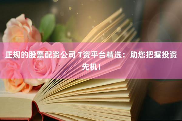 正规的股票配资公司 T资平台精选：助您把握投资先机！