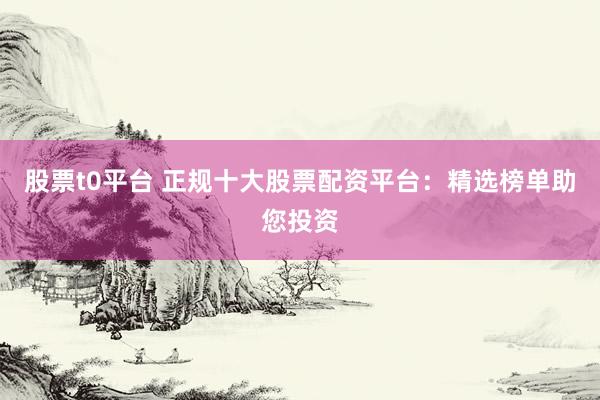 股票t0平台 正规十大股票配资平台：精选榜单助您投资
