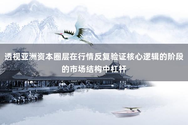 透视亚洲资本圈层在行情反复验证核心逻辑的阶段的市场结构中杠杆